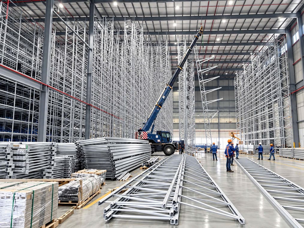 Thi công lắp đặt hệ thống kệ kho