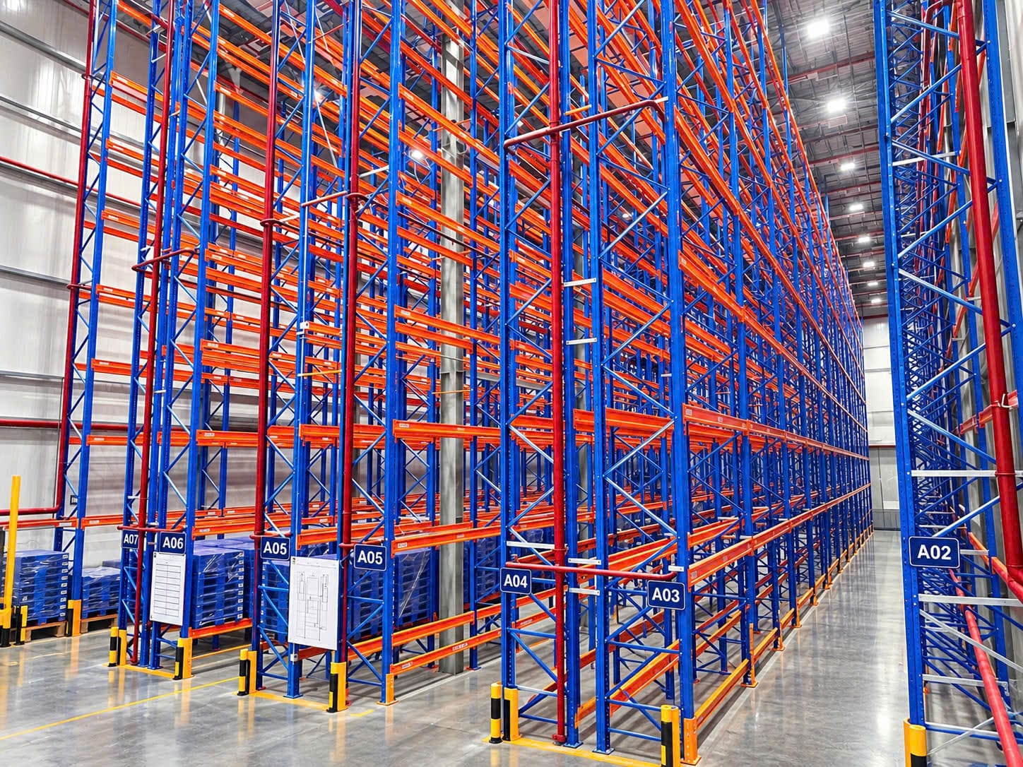Kho pallet có định vị vị trí lưu trữ